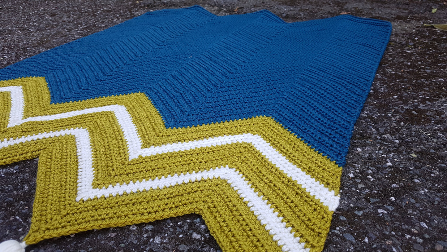 Chevron Blanket Crochet Pattern