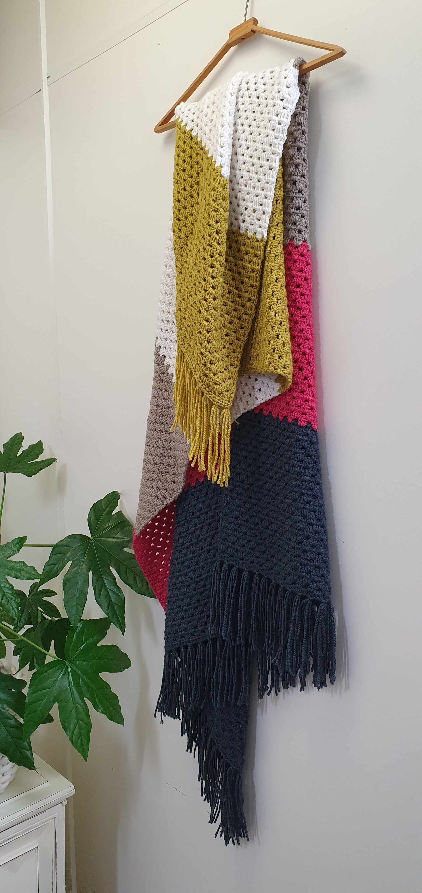 Simple Stripes Throw Crochet Pattern