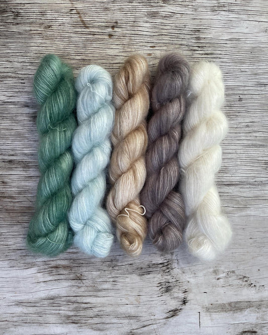 Pattern Pairings // Mint Mohair Silk by Prosper Yarn