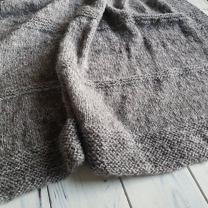 Handspun Throw Knit Pattern