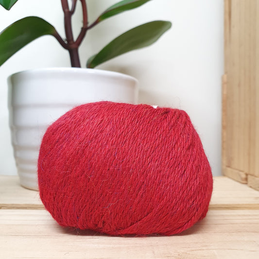 Muhu 8ply Baby Alpaca - Red