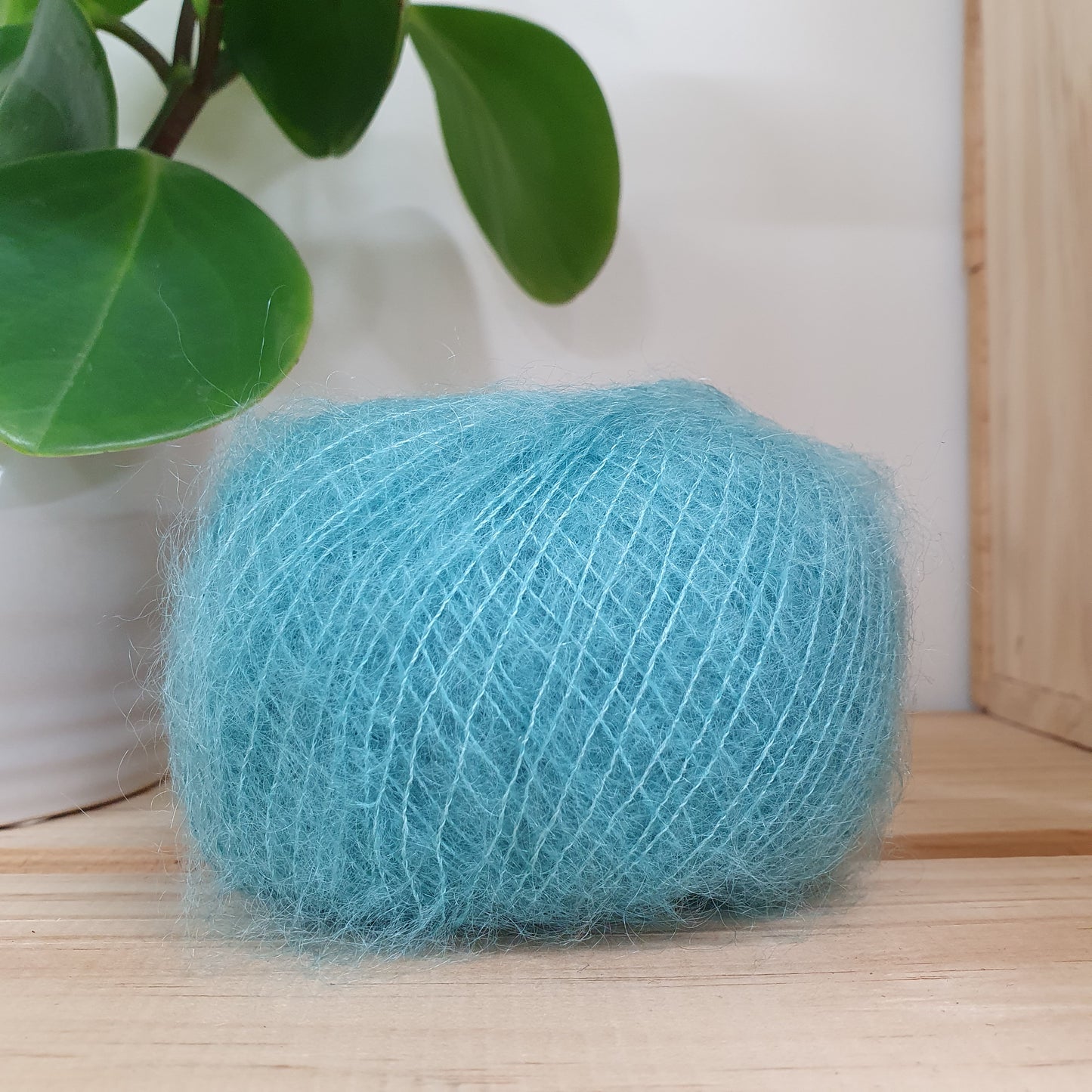 Vivienne 2ply Mohair / Silk - Soft Teal (2425)