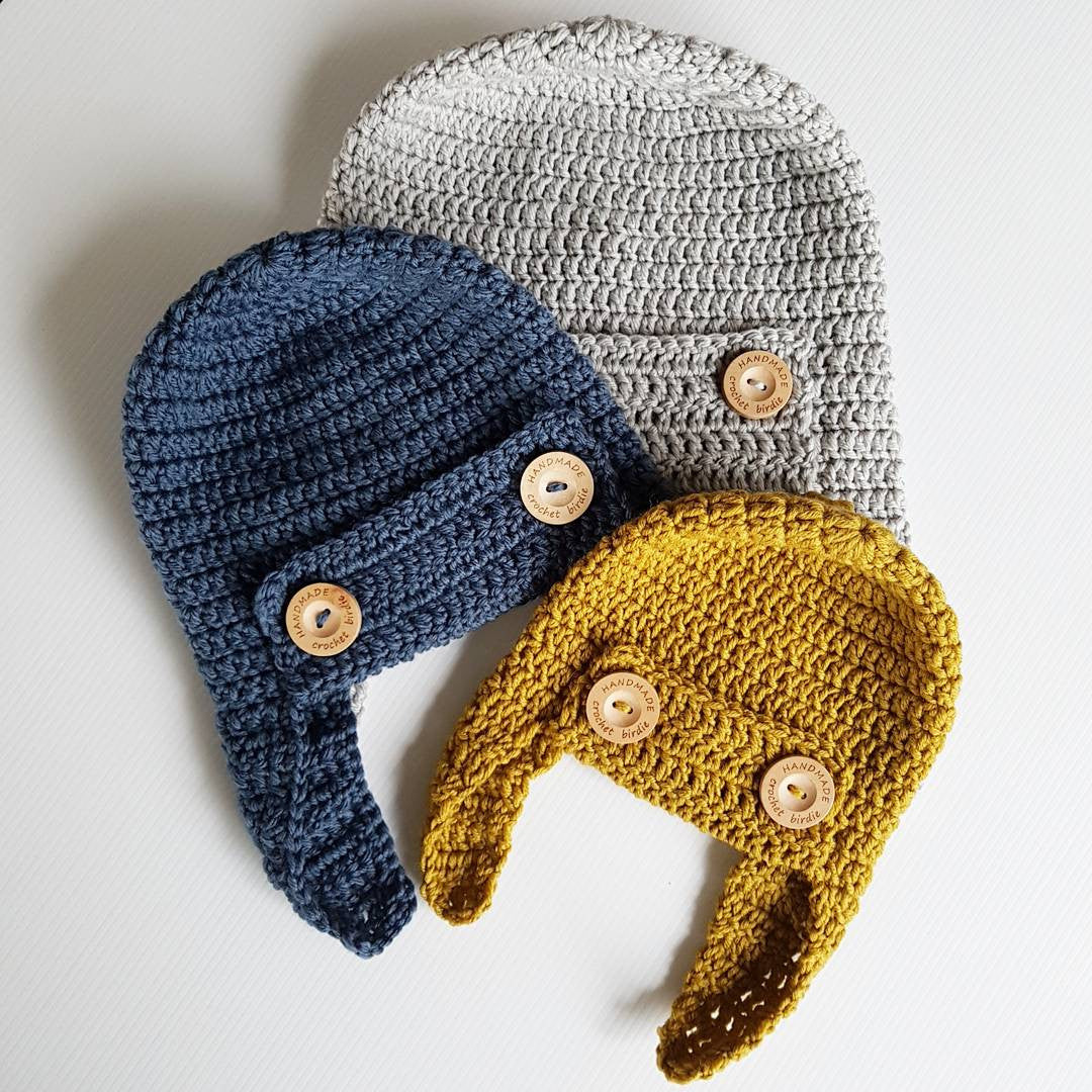 Tommy Aviator Hat Crochet Pattern