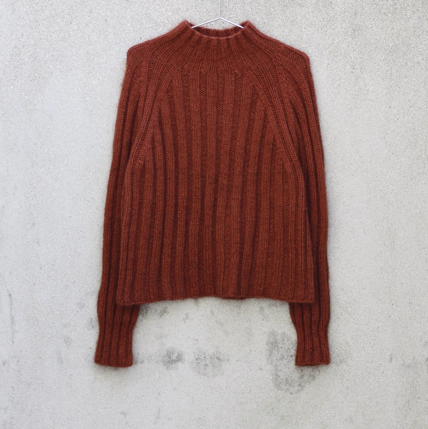 Chunky Rib Sweater Knit Pattern